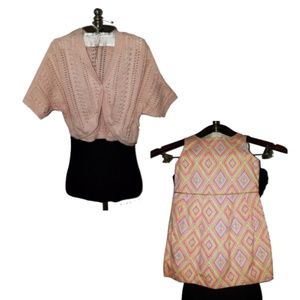NWT 2 PC Toddler Girls Dress Shrug 4
